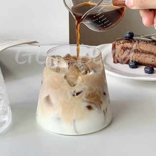 🔔臺灣出貨🔔日式富士山玻璃杯高硼矽耐高溫可微波玻璃水杯創意火山造型玻璃咖啡杯拿鐵ins牛奶杯果汁杯網紅水杯