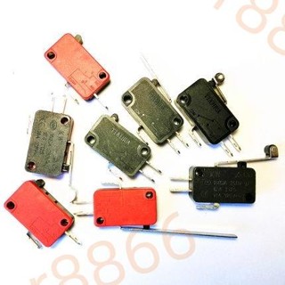 【拍一發5個】銅觸點KW7系列 微動點觸碰開關V-15/152/153/155-1C25微波爐開關【壹壹】