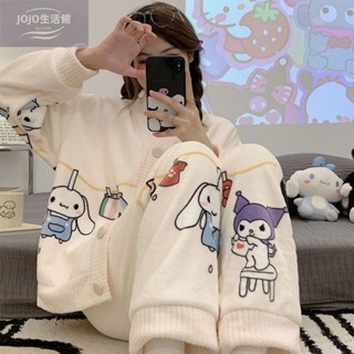 同威臻選 ✗ 【法蘭絨睡衣】日系ins 珊瑚絨睡衣 女冬長袖加絨加厚保暖 法蘭絨大碼秋冬季家居服 法蘭絨睡衣 女裝睡