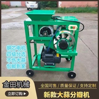 特價搶購中 蒜種剝瓣機 電動大蒜分瓣機 剝蒜機 分蒜粒機 小型傢用蒜種篩選一體機