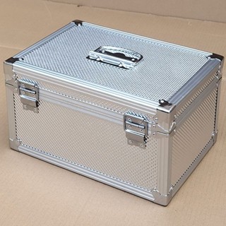 【免運 下單請先聊聊】手提傢用鋁閤金密碼現金票據箱裝錢盒子印章箱收納箱收錢箱工具箱