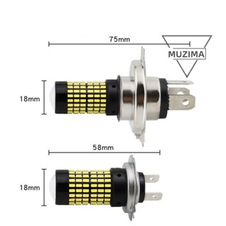 【免運】白光144燈聚光360度300W汽車大燈H11 LED透鏡H4遠近光9005超亮12V車燈 大燈
