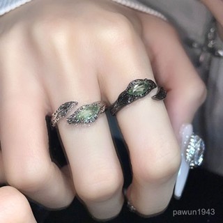 賣場好物推薦 小眾設計高階感ins冷淡風法式不規則高階感鋯石開口戒指情侶指環 4N25