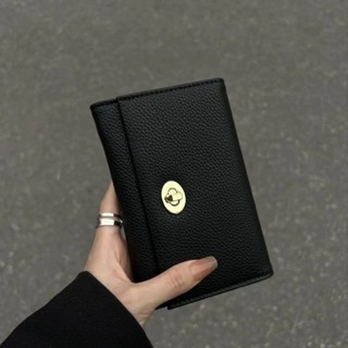 免運🌞韓國新品ins冷淡風自製複古錢包 精緻黑色小巧卡包軟皮駕照證件包 皮夾 錢包 多卡位 大容量 耐刮 零錢包 禮物