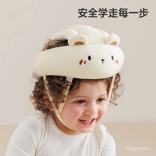 📢臺灣出貨📢嬰兒防摔帽 寶寶學走路安全防護帽 兒童防摔護頭帽 安全帽 學步帽子 頭部保護墊 防撞帽 可愛卡通網布透氣寶寶
