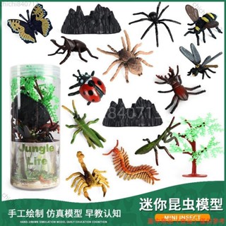 【廠商直銷】模擬海洋生物模型兒童桶裝迷你昆蟲玩具恐龍場景套裝男孩女孩禮物ll812
