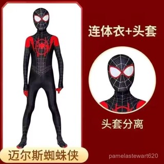 蜘蛛人衣服 cos 蜘蛛戰衣英雄遠徵cosplay 兒童連體緊身衣扮演萬聖節服裝