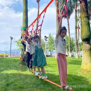幼兒園兒童體能平衡訓練器材走扁帶戶外拓展運動體能鍛鍊玩具走繩 雙鑫