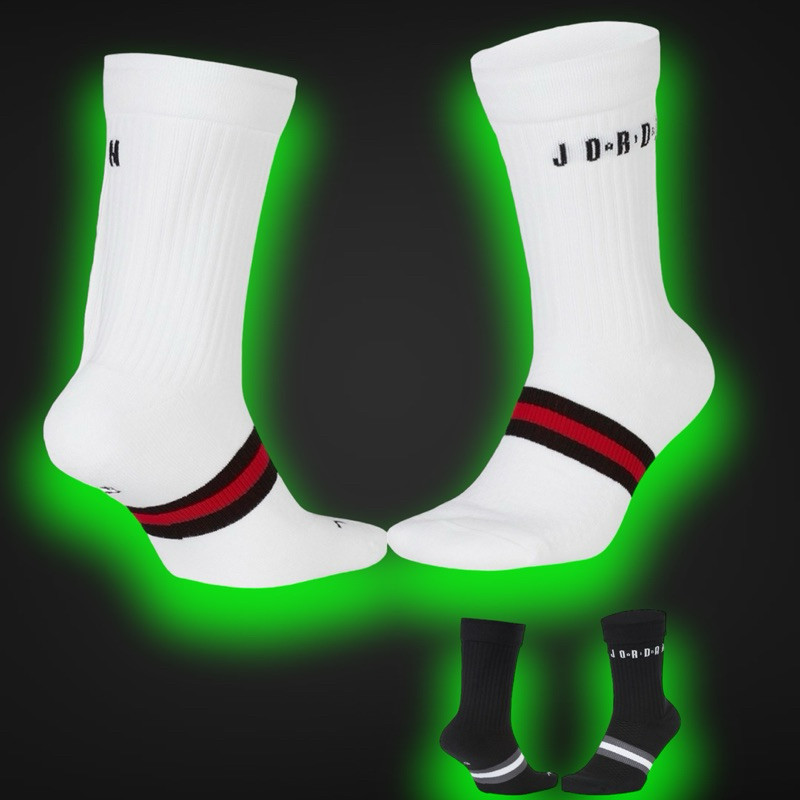 JORDAN LEGACY Crew Socks 白襪 喬丹 運動襪 訓練襪 藍球襪 SK0025 SOX