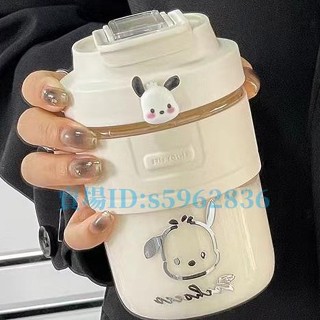 熱賣免運📣新款高顏值咖啡杯子 ins風學生塑膠水杯女簡約小眾吸管杯防摔
