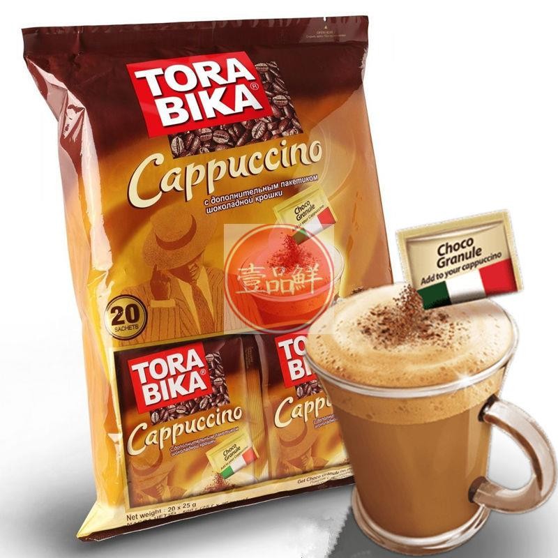 🔥咖啡 coffee 進口卡布奇諾咖啡印尼TORABIKA俄羅斯風味速溶三合一瑪奇朵拿鐵