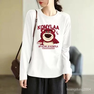 【臺灣出貨】100%純棉 長袖T恤女 美式上衣 大碼上衣 秋冬衣服 長袖上衣 韓國女裝 寬鬆上衣 情侶裝 女生上衣 長袖