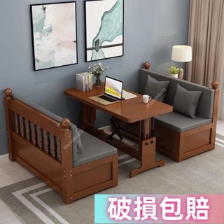 【JCW】實木沙發床可折疊單雙人多功能坐臥兩用小戶型客廳簡約現代沙發床