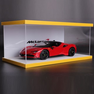 1：18亞剋力展示盒 汽車模型展示盒 防塵罩 靜態模型收納 車模展示盒 模型車 收藏盒 風火輪收納盒 汽車模型收納
