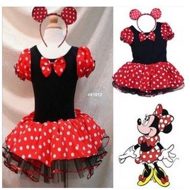 【免運】幼兒米奇表演服萬聖節米妮兒童表演服女童卡通動物服童裝米老鼠