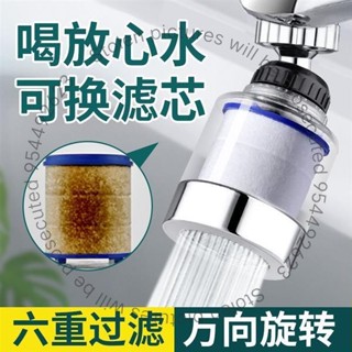 臺灣發貨#水龍頭過濾器凈水器廚房自來水家用洗臉池面盆濾水器防濺頭嘴通用