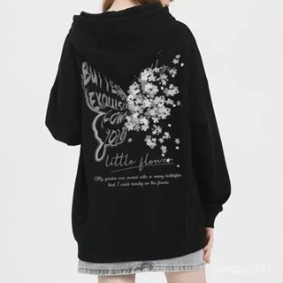 臺灣出貨 女生衣服 帽T連帽衛衣美式 大學T男女生同款韓版大呎碼 oversize 刷毛 長袖上衣M1306A