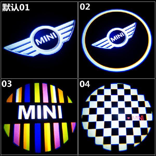 BMW mini cooper countryman迎賓燈車門改裝鐳射燈投影裝飾燈#MINI 改裝件#裝飾件
