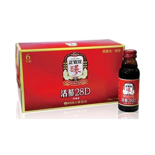 正官庄 活蔘28D 100ml-10入【甜蜜家族】