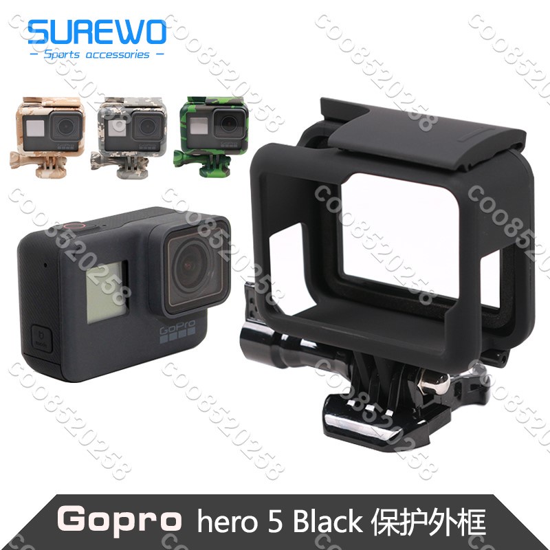 GoPro hero7/6/5 black 相機邊框 防摔迷彩保護外殼 Gopro配件coo8520258coo8520