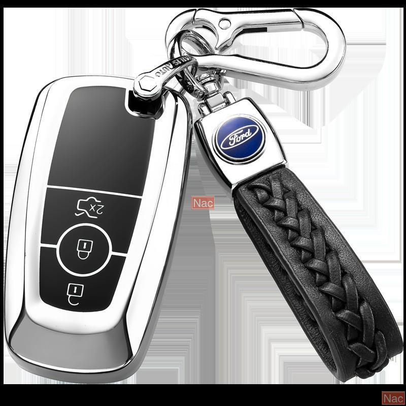 Naa適用於Ford 福特20款Focus鑰匙套18款銳界蒙迪歐翼博汽車鑰匙包高檔殼