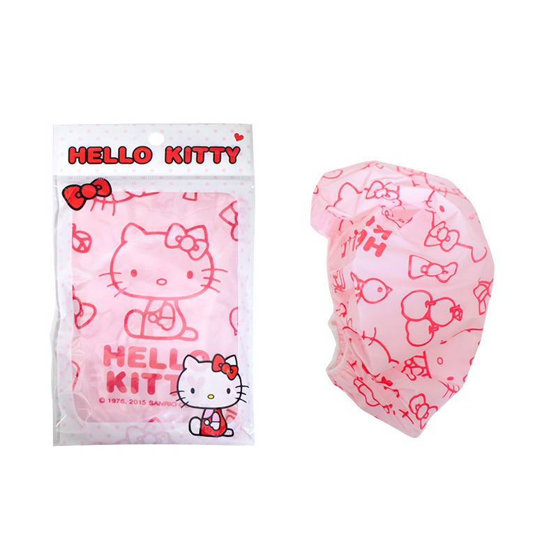 【貝麗瑪丹】Hello Kitty浴帽(紅/粉) 顏色隨機 正版授權