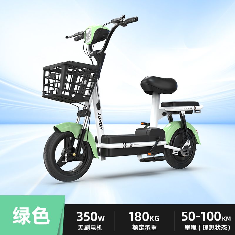 新國標電動車成人兩輪48V電動自行車鋰電池小型電瓶車雙人代步車
