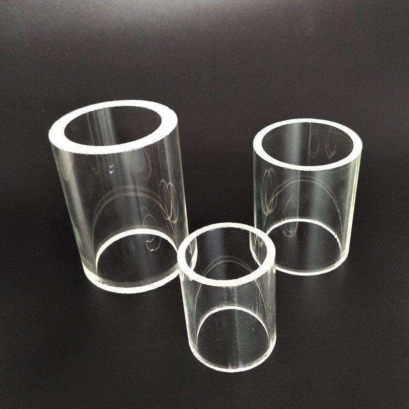 熱賣 ❐○高硼硅視盅玻璃管耐高溫高壓酸鹼腐蝕化工管道法蘭直通視鏡透明桶