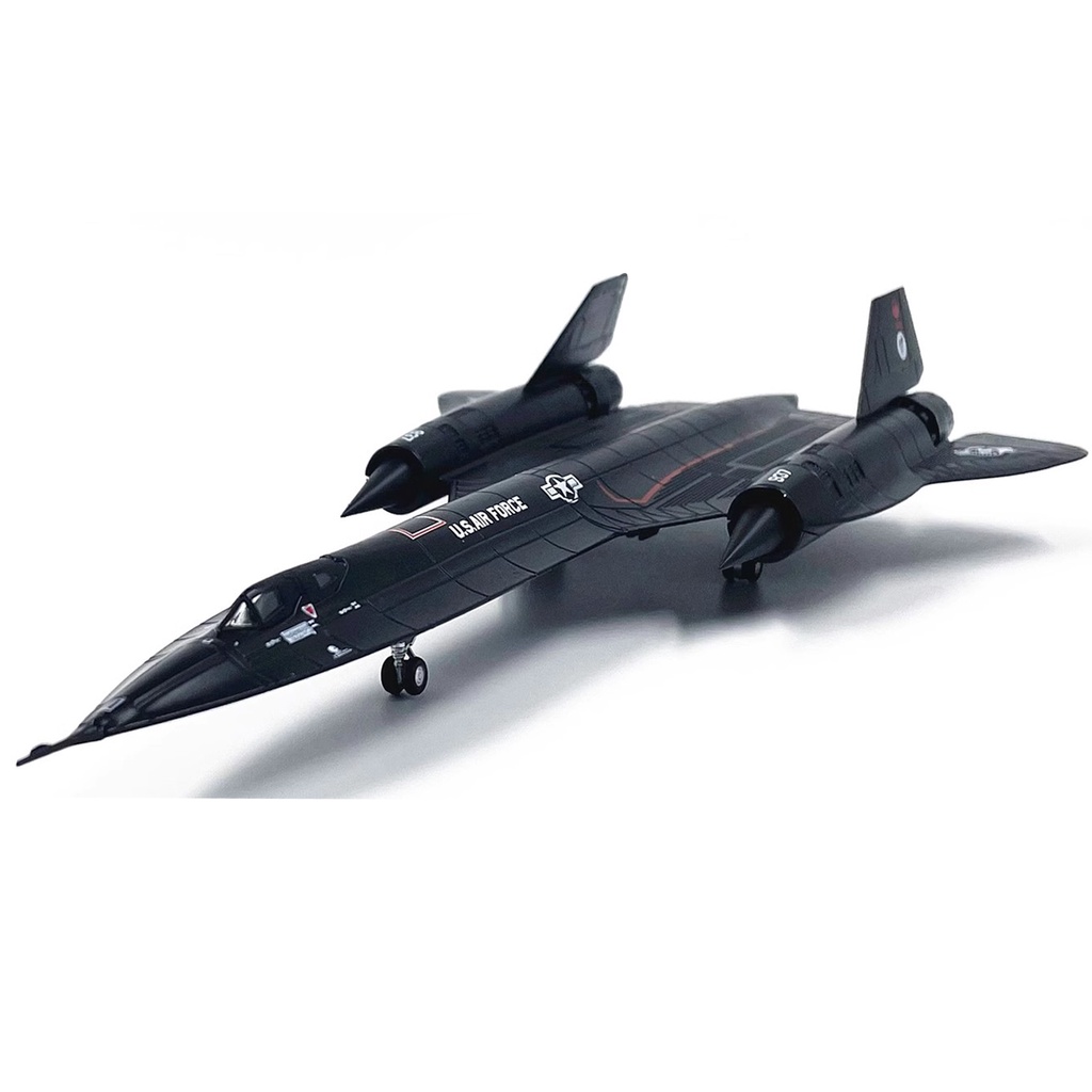 1:144 美國SR-71黑鳥偵察機超音速合金飛機模型NASA臭鼬工廠成品