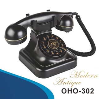桃園發貨#歐式仿古老式古董創意酒店家用裝飾轉盤式撥號電話機座機