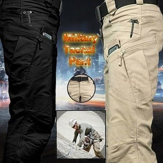 New IX7 Men City Tactical Pants Multi Pockets Cargo Pants Mi