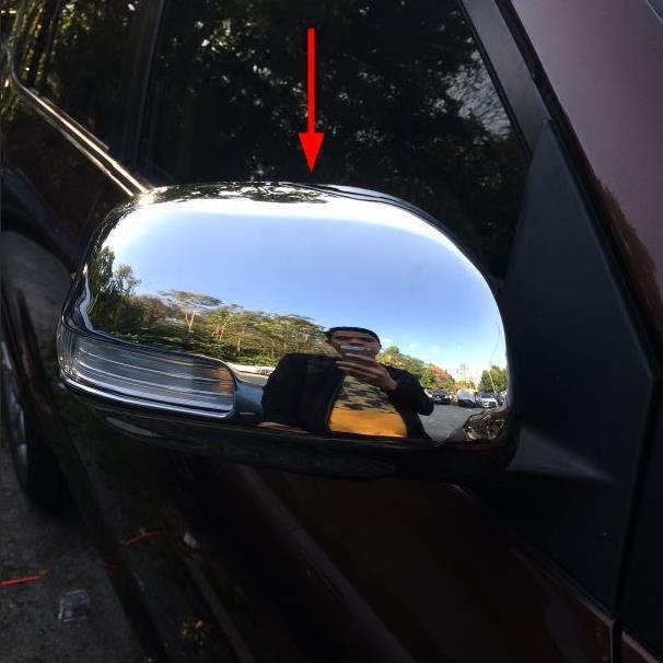 09-13老款RAV4后視鏡蓋14-17榮放RAV4倒車鏡裝飾亮條后車鏡蓋殼 #RAV4 車內裝飾 改裝件