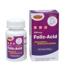 美天健 葉酸錠800mcg 100錠 專品藥局【2004253】