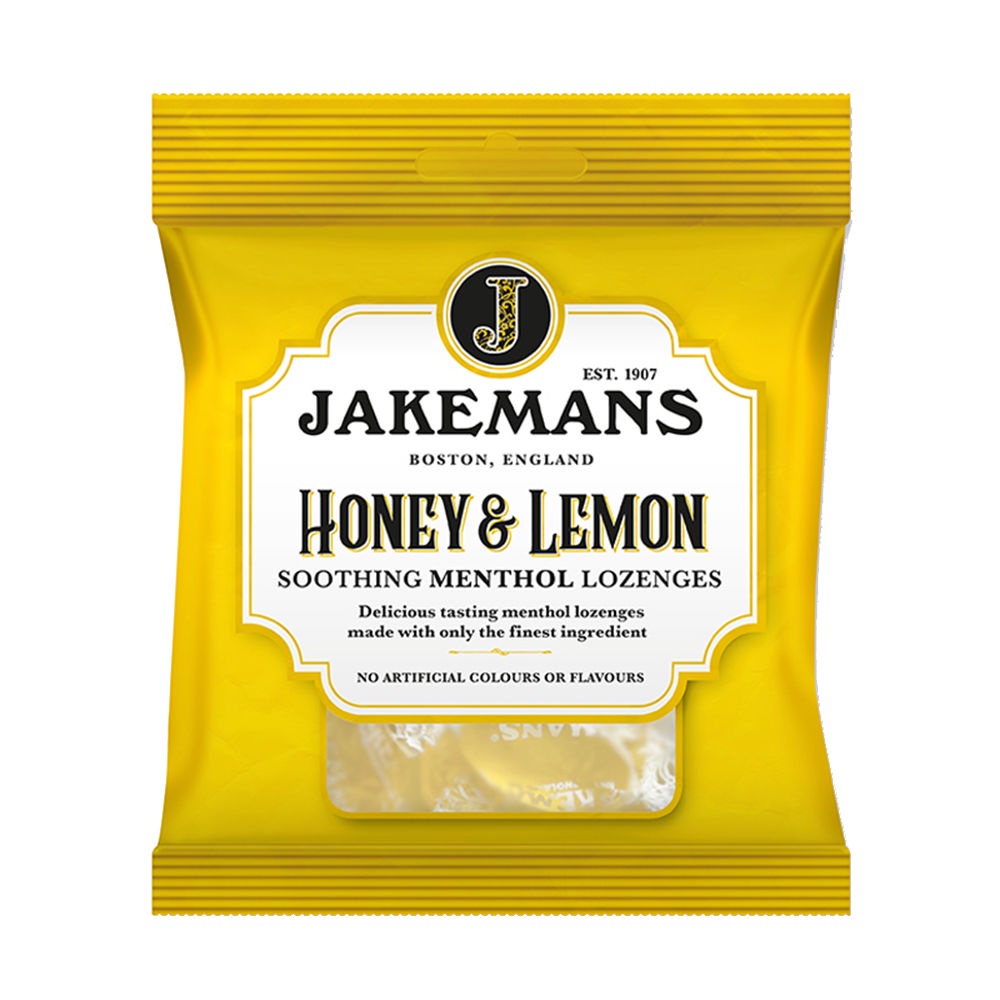 Jakemans英國進口潤喉糖薄荷糖茴香護嗓二進制戀愛同款蜂蜜檸檬糖