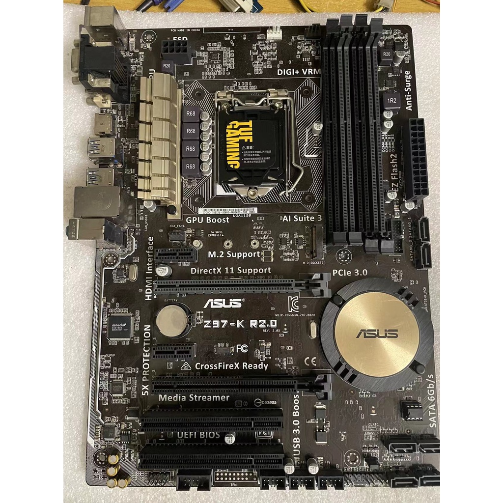 ✲Asus/華碩 Z97-K R2.0 z97 a/ar/c電腦主板1150帶M.2超頻豪華