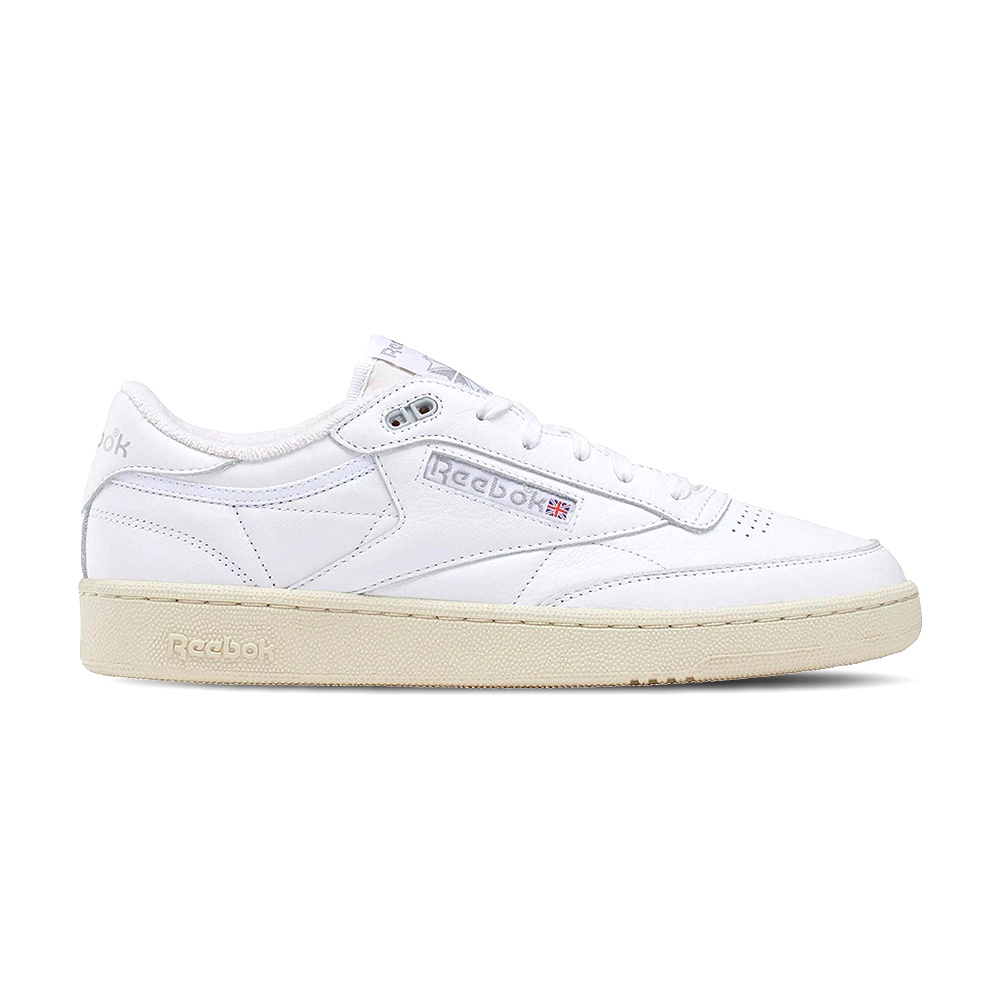 Reebok Club C 85 Vintage 男女 白灰 復古 皮革 仿舊 奶油底 休閒鞋 100033001