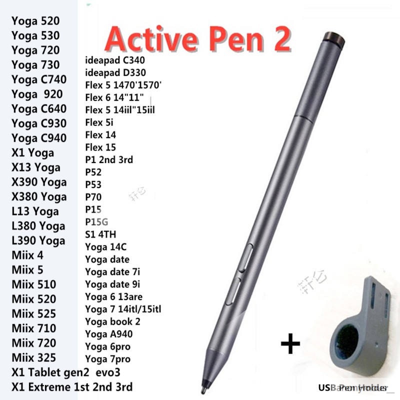 ✎﹉聯想thinkpad x1隱士p53手寫筆p40觸控筆4096壓感Active Pen2
