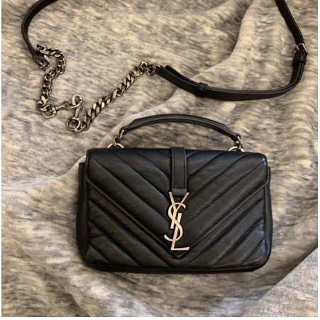 二手精品 YSL Saint Laurent mini 學院包 絕版美包