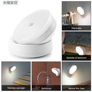 優品✅運動感應燈 LED 無線小夜燈壁燈 USB 充電走廊臥室裝飾傢居照明