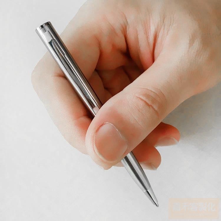 【客製化】【原子筆】簡易 便攜 金屬 旋轉原子筆 創意 迷你細短不鏽鋼 原子筆 商務訂製 禮品筆