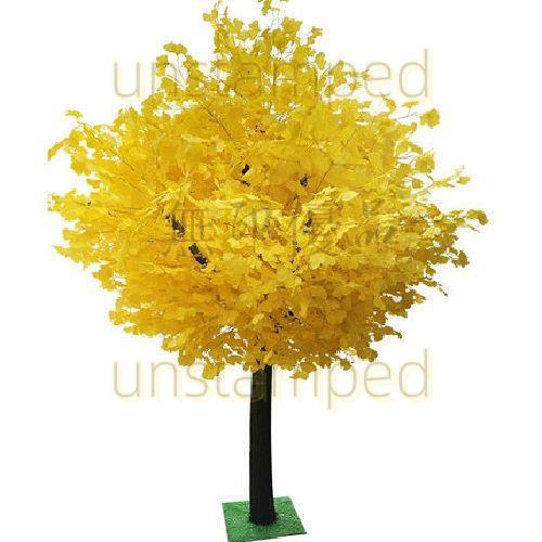 仿真銀杏樹 仿真樹 大型商用擺設裝飾樹舞臺布置金色銀杏樹可訂制