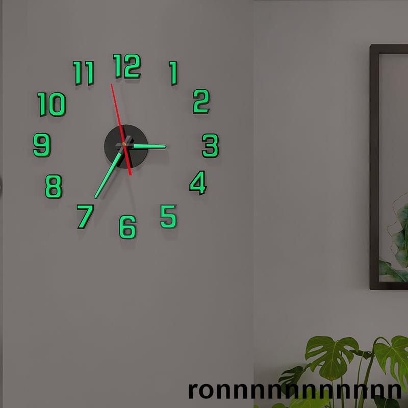 【好物】超靜音掛鐘 北歐風時鐘 超靜音時鐘 DIY免打孔 掛鍾 傢用客廳裝飾 夜光鍾錶 時尚掛墻時鍾簡約創意壁鍾掛