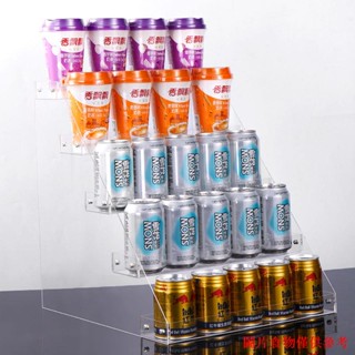 【亞克力階梯展示架】✼❧∈飲料架奶茶杯架果汁架塑膠便利店展示架超市礦泉水亞克力階梯貨架