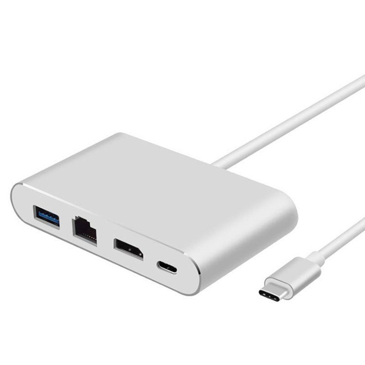 3.0 HUB USB-C 分線器 Type-c轉HDMI 千兆網卡 RJ45轉換器 IOSMacotg充電