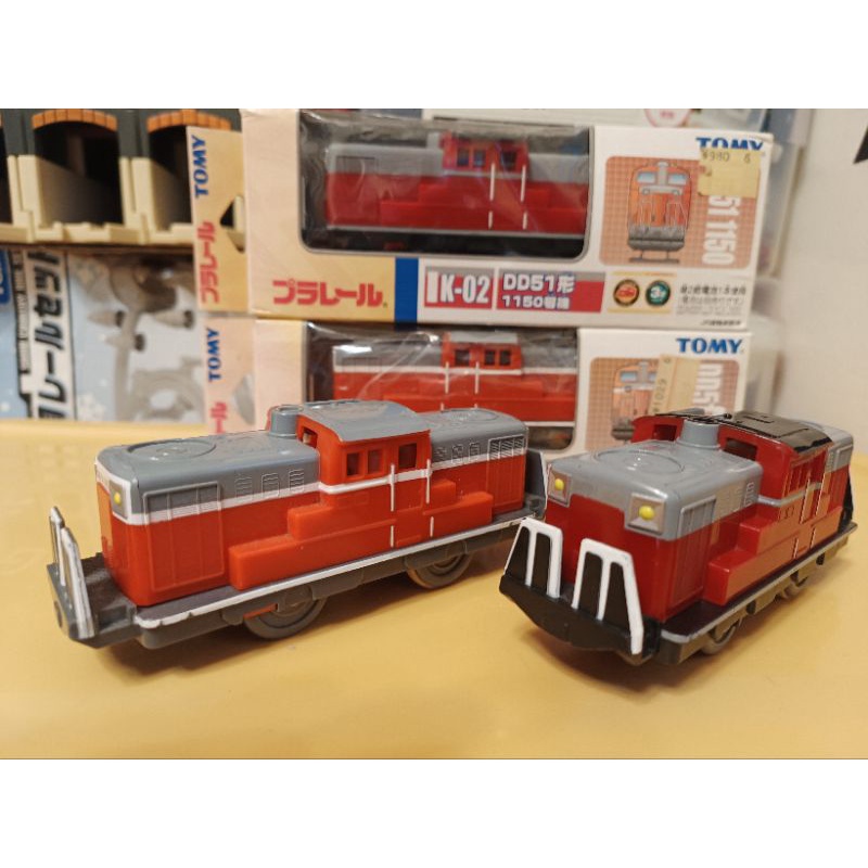 プラレール收藏品tomy火車. 機關車DD51/plarail火車（二手附盒）