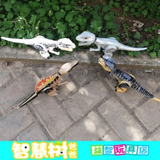 恐龍 玩具 2020侏羅紀恐龍系列食肉牛龍暴龍霸王龍虐迅猛龍公園拼裝積木玩具