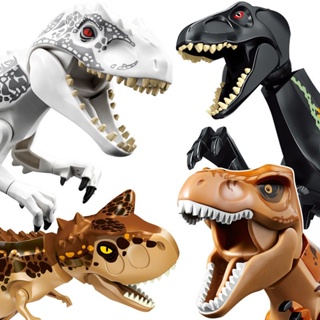 恐龍 玩具 大恐龍積木侏羅紀拼裝玩具兼容樂高系列暴虐龍模型世界公園霸王龍