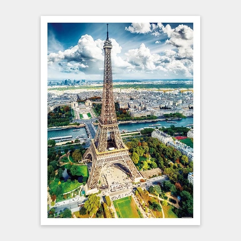 《出租拼圖》Pintoo 拼圖1200片-高空攝影系列-巴黎鐵塔, 法國