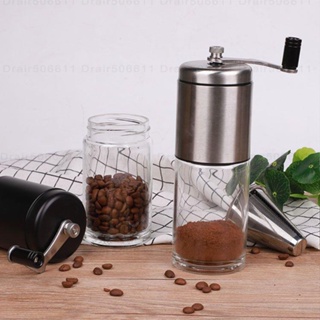 #咖啡用具# 沖泡一體手搖磨豆機咖啡豆研磨機家用手動粉碎機便捷小巧水洗方便