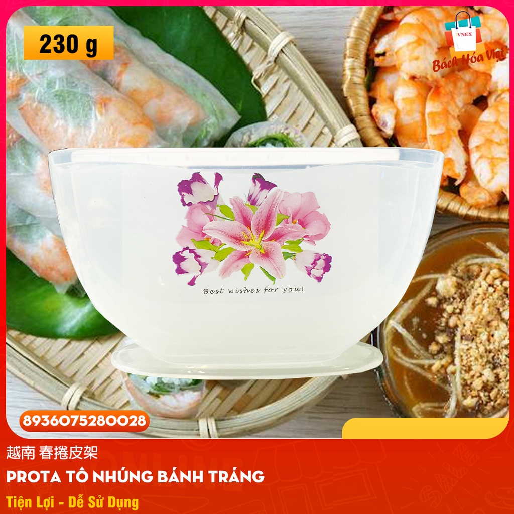 越南 春捲皮架 - Tô Nhúng Bánh Tráng 3 Ngăn Hiệu PROTA (230g)